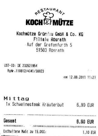 mebt Hffner Kochmtze Restaurant